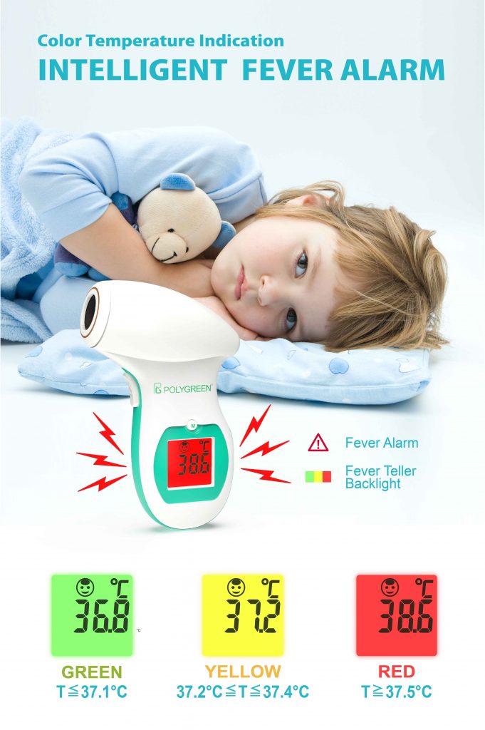 KI8280 NonContact Infrared Thermometer POLYGREEN