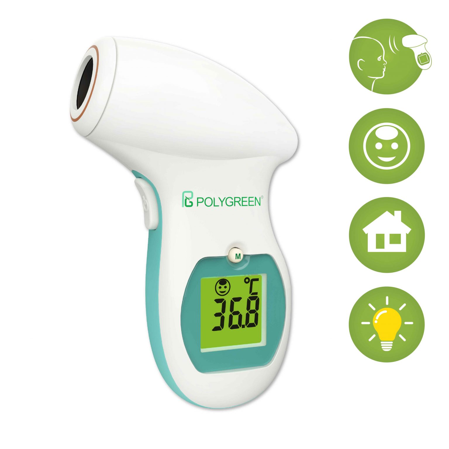 KI8280 NonContact Infrared Thermometer POLYGREEN