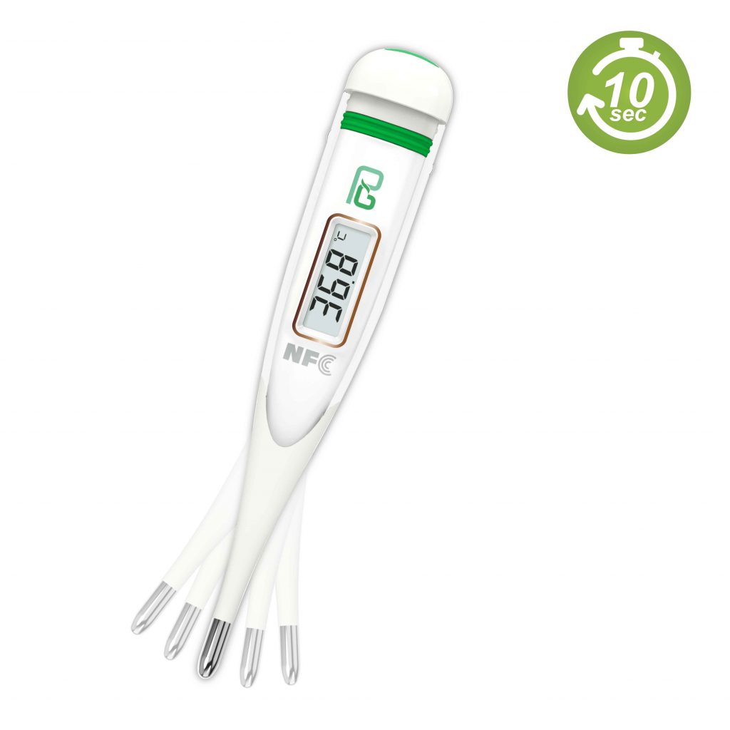 KD1481 Flexible Tip Digital Clinical Thermometer POLYGREEN