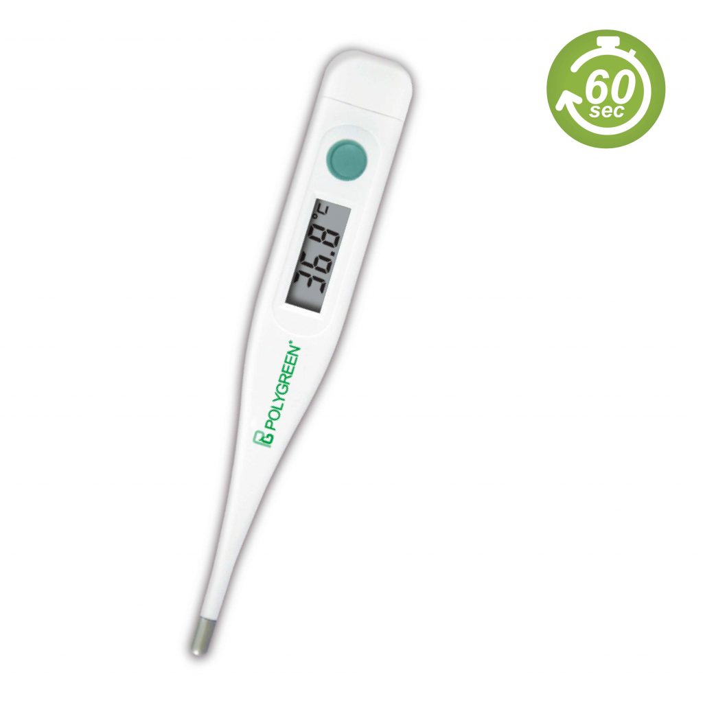 KD112 Digital Clinical Thermometer POLYGREEN